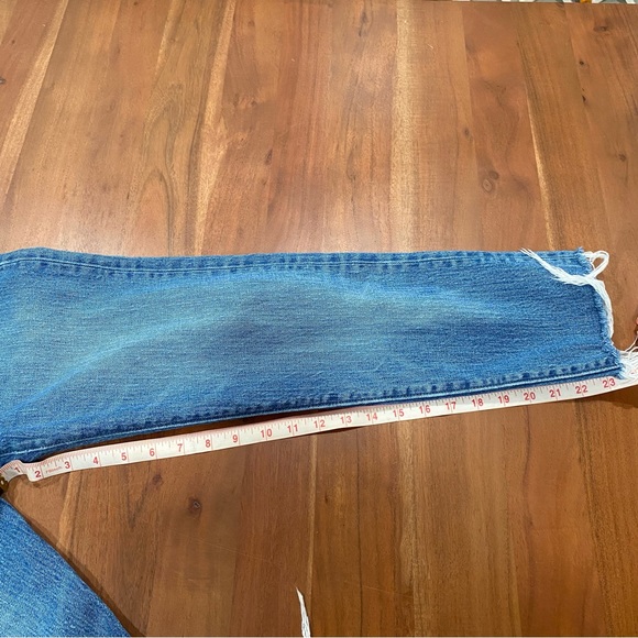 Levi’s White Oak Cone Denim Wedgie button fly 26 retro blogger fav raw crop - Picture 7 of 14